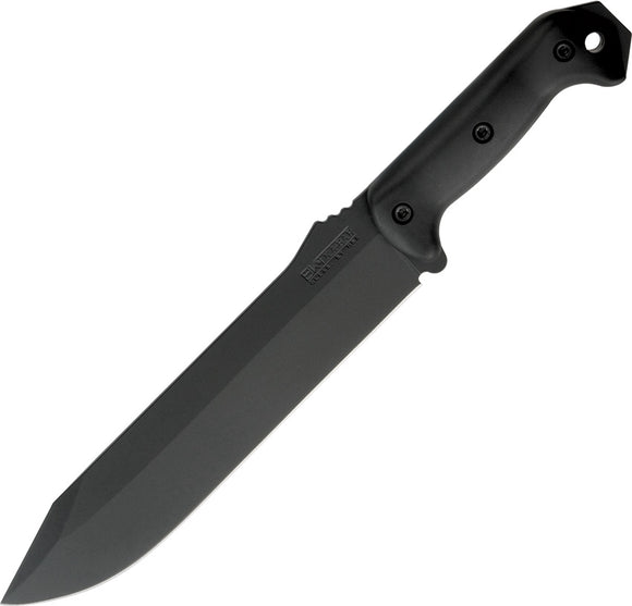 Becker Black Combat 1095 Carbon Steel Fixed Blade Knife w/ Sheath R9