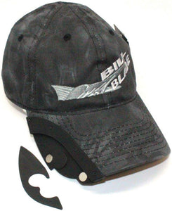 Bill Blade 4" Black Carbon Steel Fixed Carry on Baseball Cap Hat Knife 001BK