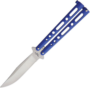 Benchmark 9.13" Balisong Blue Knife (Butterfly) 011