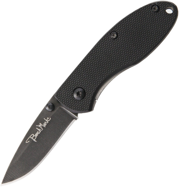Benchmark Linerlock Black G10 Handle Stainless Folding Knife 071