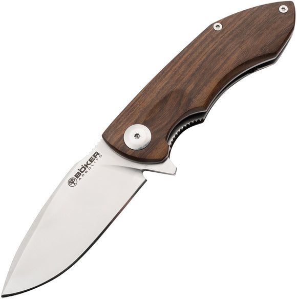 Boker Arbolito Nahuel Linerlock Guyacan Wood Folding Pocket Knife 01BA004