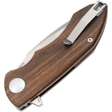 Boker Arbolito Nahuel Linerlock Guyacan Wood Folding Pocket Knife 01BA004