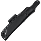 Boker BK-1 Black Bohler N690 Stainless Fixed Blade Knife w/ Belt Sheath 02BA200