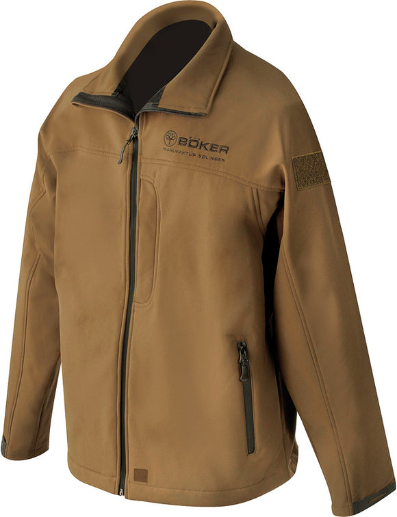 Boker Softshell Coyote Tan Men's Microfleece Liner Large Coat Jacket 09BO542