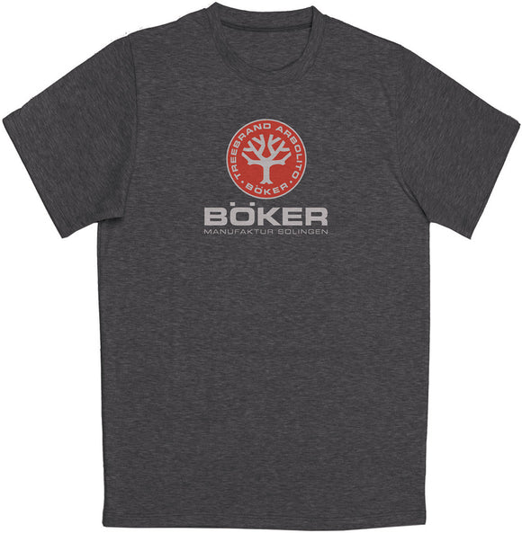 Boker Tree Brand 150th Anniversary Logo Gray Large Short Sleeve T-Shirt 09SH503