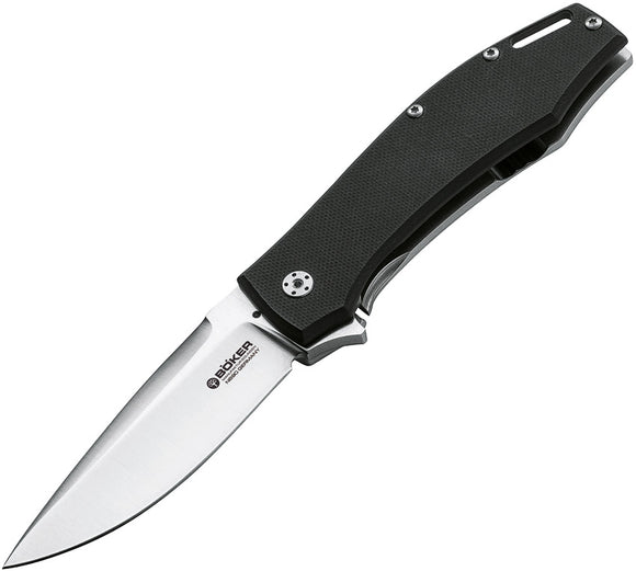 Boker KMP22 Black G10 Folding Bohler N690 Stainless Pocket Knife 110658