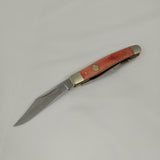 Boker Tree Brand Stockman Orange Smooth Bone Folding Pocket Knife 110712