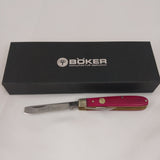 Boker Tree Brand Razor Jack Purple Smooth Bone Folding Pocket Knife 110716