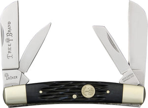 Boker Congress Black Bone Stainless Blades Folding Pocket Knife -110722