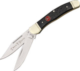 Boker Black Copperhead Red Shield Carbon Steel Folding Pocket Knife 110737