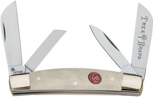 Boker Tree Brand Congress White Bone Stainless Folding Knife 110791