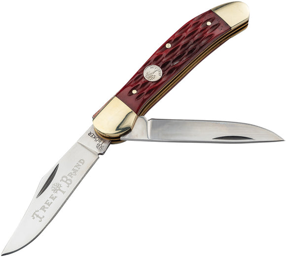 Boker Copperhead Red Jigged Folding High Carbon Stainless Pocket Knife 110811
