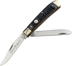 Boker Traditional Series 2.0 Trapper Black Bone Folding D2 Pocket Knife 110824