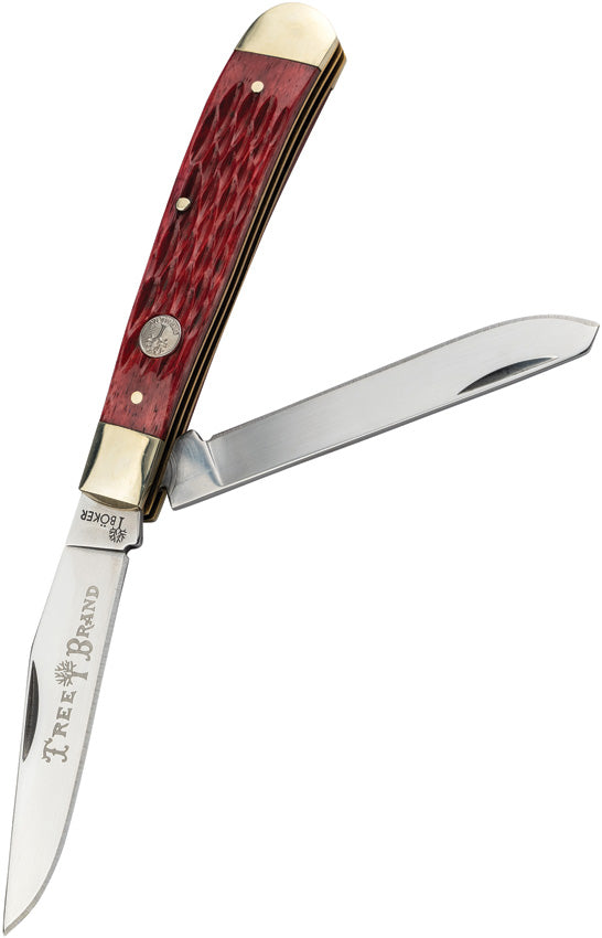 Boker Traditional Series 2.0 Tree Brand Trapper Red Bone Pocket Knife –  Atlantic Knife Company