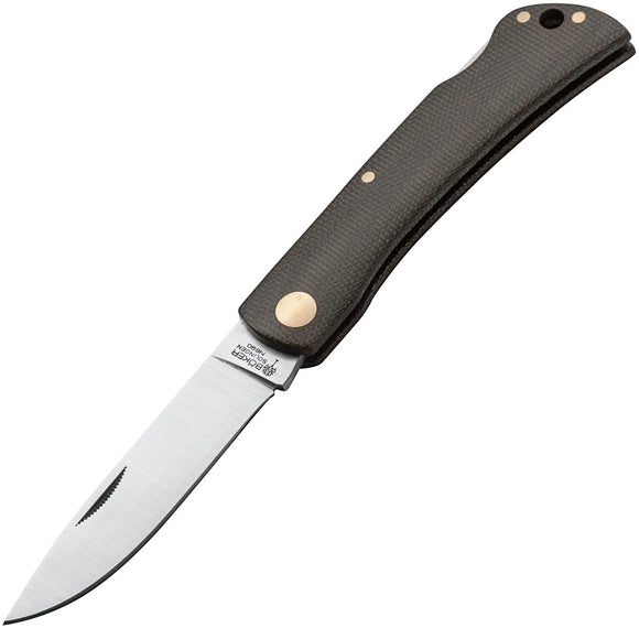 Boker Rangebuster Lockback Green Micarta Folding Bohler N690 Pocket Knife 111914