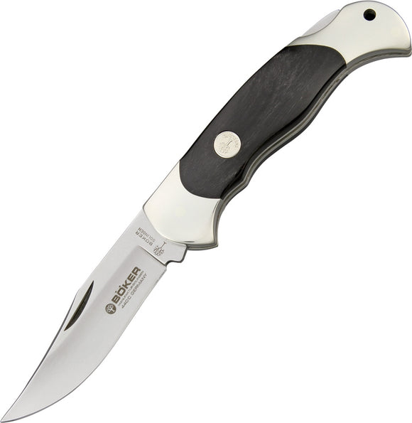 Boker Buffalo Horn N690 Stainless Folding Pocket Knife 112007