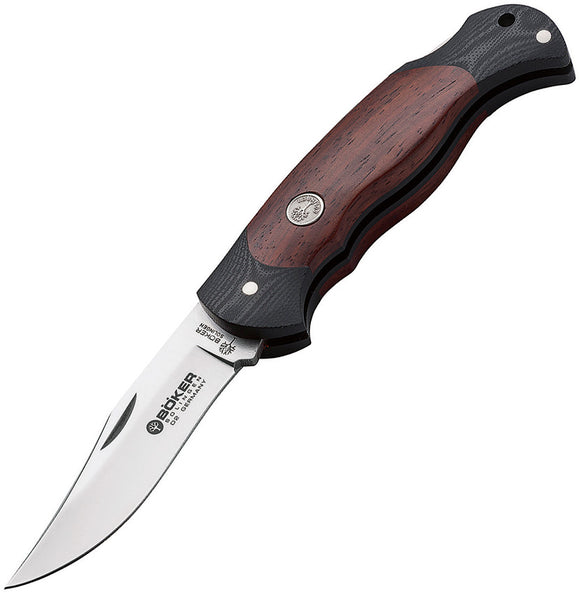 Boker Scout Lightweight Lockback Wood Handle Stainless Folding Knife 112090