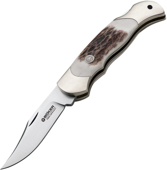 Boker Boy Scout Stag Folding Pocket Knife 112403