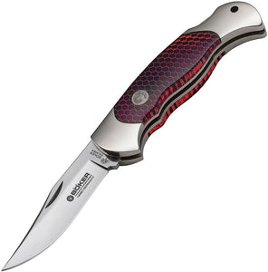 Boker Scout Red Honeycomb Pattern Aluminum Folding Pocket Knife 112502