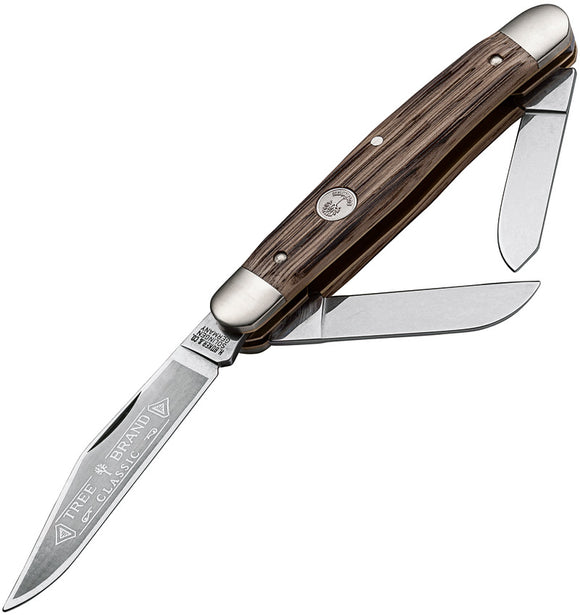Boker Oak Series Trapper w/ Carbon Steel Clip/Spey Blades Folding Pocket Knife - 112525OT