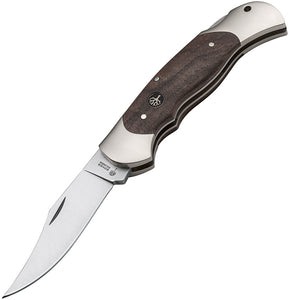 Boker Optima II Lockback Walnut Handle 4034 Stainless Clip Point Knife 113119