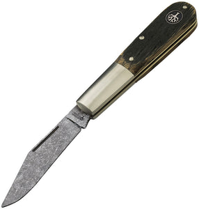 Boker Schloss Burg Barlow Folding Knife Slip-Joint O1 Stainless Spear Pt 113941