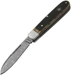 Boker Schloss Burg Barlow Prime Folding Knife Slip-Joint O1 Steel Clip Pt 113942