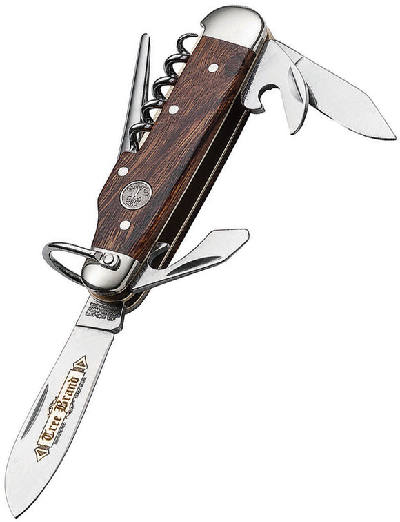 Boker Classic Gold Ironwood Handle Folding Camp Pocket Knife EDC Tool 114051