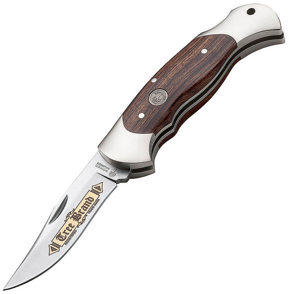 Boker Boy Scout Classic Lockback Ironwood Folding N690 Clip Pt Knife 114120