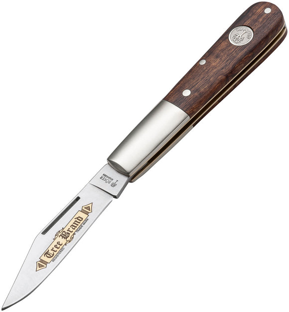 Boker Barlow Classic Gold Ironwood Handle 440C Stainless Folding Knife 114941