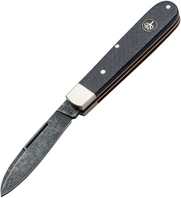 Boker Prime Barlow Burlap Micarta Handle O1 Steel Spear Point Knife 114942
