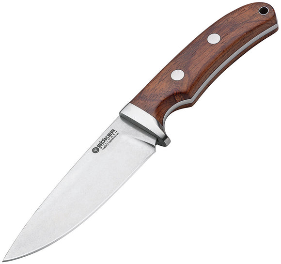 Boker Savannah Cocobolo Wood Bohler N690 Stainless Fixed Blade Knife 120320