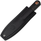 Boker Barlow BFF Bog Oak Damascus Fixed Blade Knife w/ Belt Sheath 120508DAM