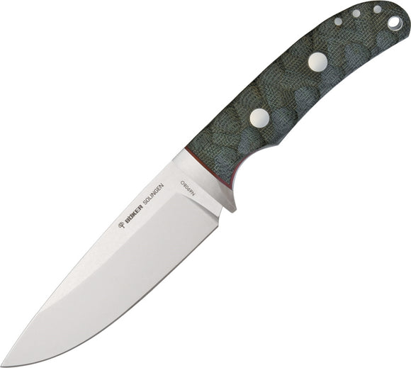 Boker Savannah Canvas Micarta N690BO Fixed Blade Knife 120620