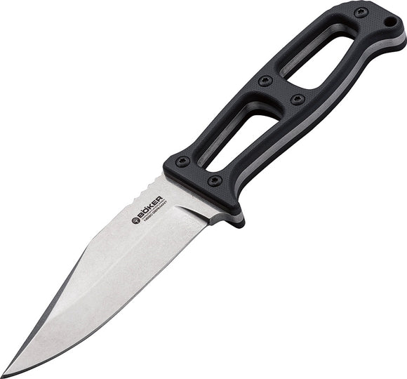 Boker German Expedition EDC Black Micarta Handle Fixed Blade Knife 120646