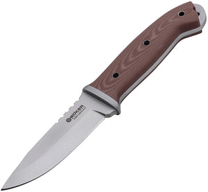 Boker T3 Brown Micarta N690 Fixed Blade Knife 120665