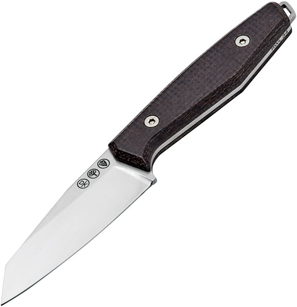 Boker AK1 Brown Micarta RWL34 Fixed Blade Knife + Sheath 121502