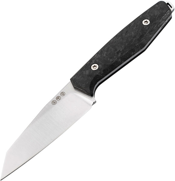 Boker Daily Knives AK1 Black Carbon Fiber RWL-34 Fixed Blade Knife 124502