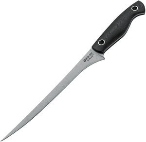Boker Saga 12.25" Stainless Fillet Knife Black G10 w/ Kydex Sheath 133282