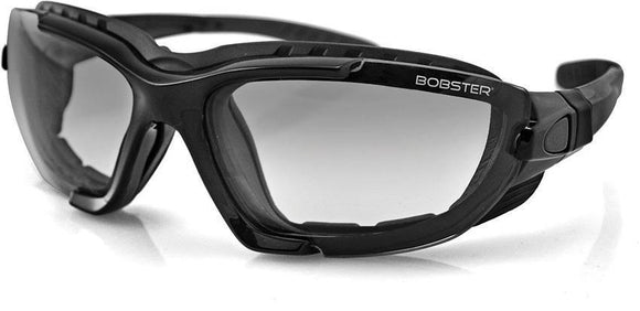 Bobster Renegade Motorcycle Black Sunglasses Goggle 100% UV Protection