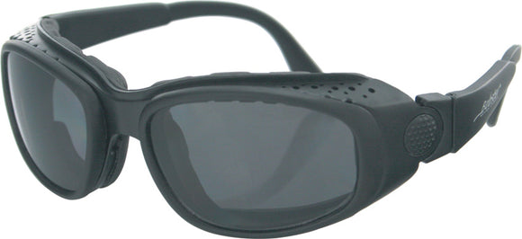 Bobster Sport & Street Convertible Sunglasses Black Motorcycle Goggles 21474