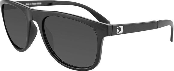 Bobster Hex Folding Sunglasses Fog-Proof Shatter Resistant Black Frames