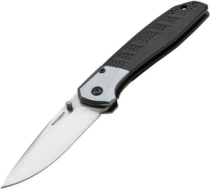 Boker Magnum Advance Pro Linerlock Black Aluminum Handle 440C Steel 01RY304