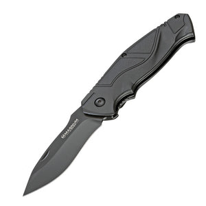Boker Magnum Advance Pro 42 Linerlock Black Folding 440C Pocket Knife 01RY306