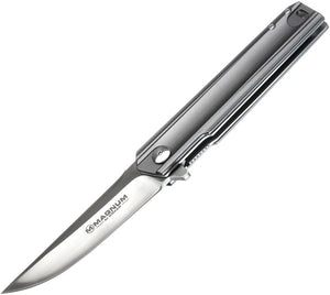 Boker Magnum Roshi Rails Linerlock Stainless Steel Folding 440A Knife 01RY319