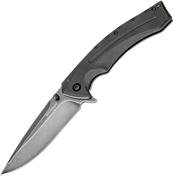 Boker Magnum T-Rex Eyetooth Black 440A Stainless Steel Linerlock Knife 01RY971