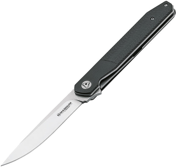 Boker Magnum Miyu Linerlock Black G10 Folding 440A Pocket Knife M01SC060