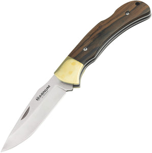 Boker Magnum Farmer's Lockback Sandalwood Handle 440A Steel Pocket Knife 01SC073