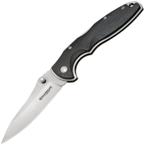 Boker Magnum X Over Stainless Blade Black Handle Knife M01SC365