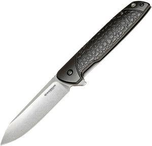 Boker Magnum Alligator Framelock Knife Stainless Back Handle 440A Stainless Blade 01SC487